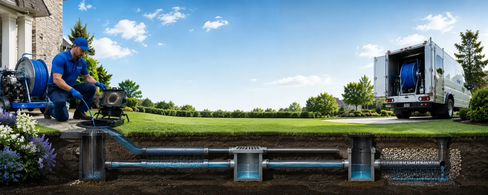 Outdoor drain cleaning information for Fanrock, WV